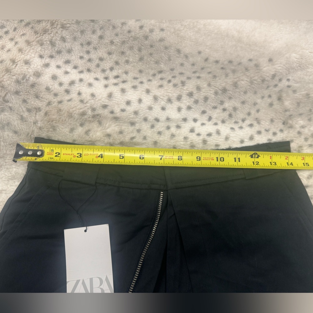 Zara Charcoal Gray Asymmetrical Trousers - Picture 13 of 14